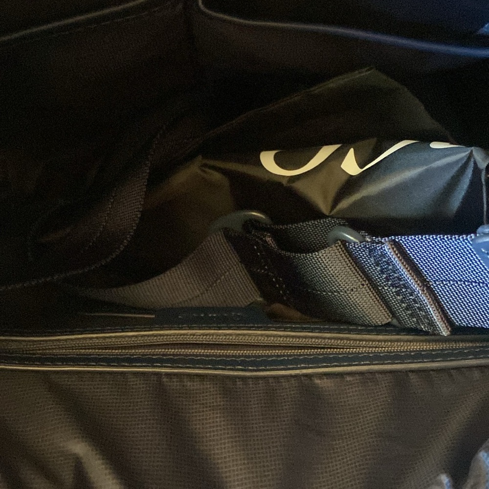 Quince Transit Quilted Carry-All Tote Navy New Small - Picture 3 of 3